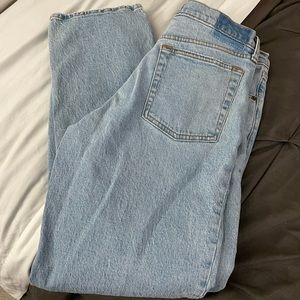 Abercrombie Mid Rise Straight Jeans